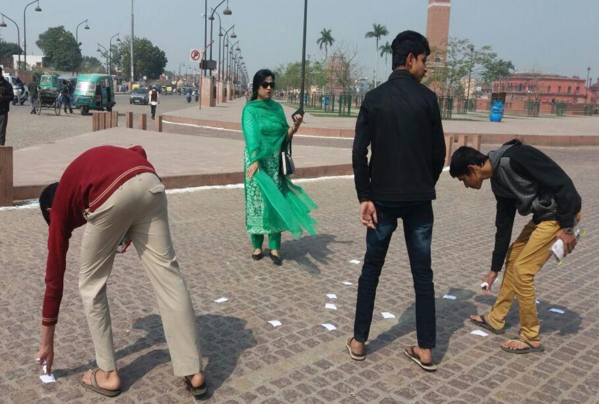 boys punished for making the park dirty