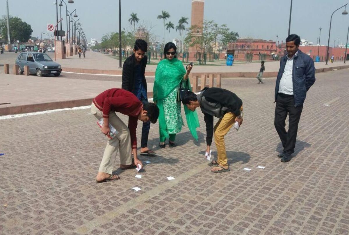 boys punished for making the park dirty