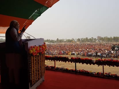 meghalya vidhansabha election pm narendra modi targeting congress in meghalya public meeting
