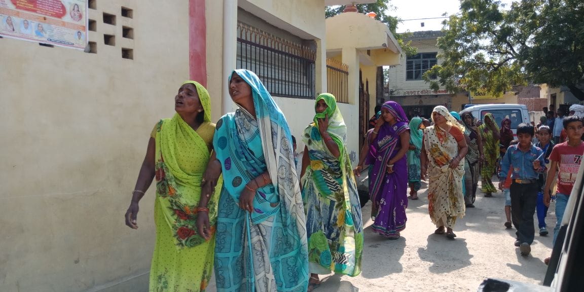 firozabad fear after murder and suicide outside examination center