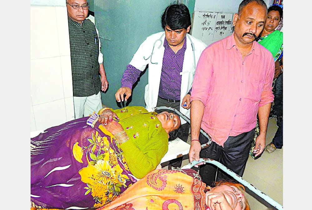 two died in an accident in gauriganj in amethi.