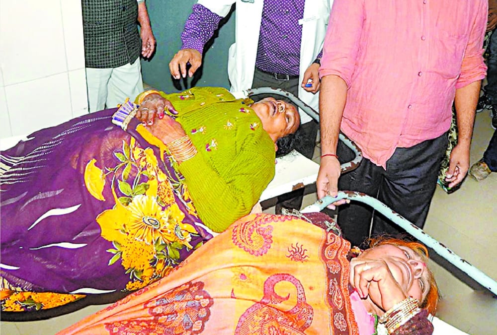 two died in an accident in gauriganj in amethi.