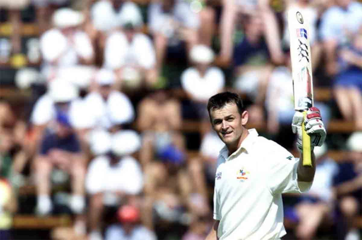 adam gilchrist score the then fastest double century in test history