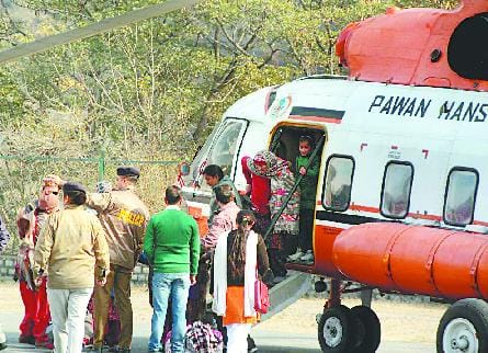 चंबा से धरवास, किलाड़ अजोग के लिए हुई उड़ानें