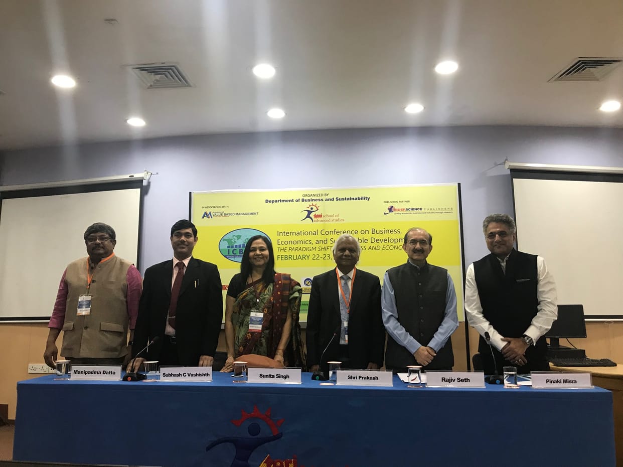 TERI SAS organized International conference on Business, Economics and Sustainable Development