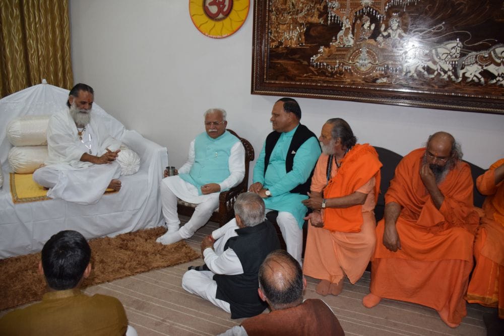 Manohar Khattar said, water will be cleared of river Yamuna