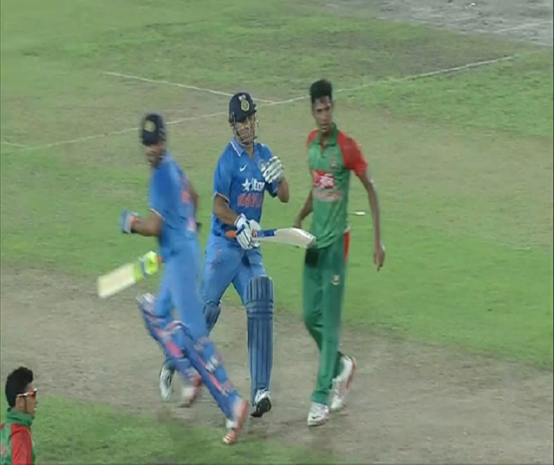 5 times when ms dhoni lost his temper