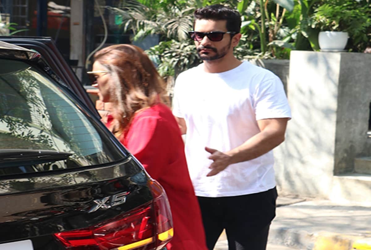 Neha Dhupia and Angad Bedi spotted lunch date together
