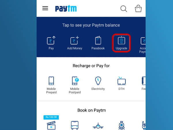 Easy steps for Paytm link with Aadhaar