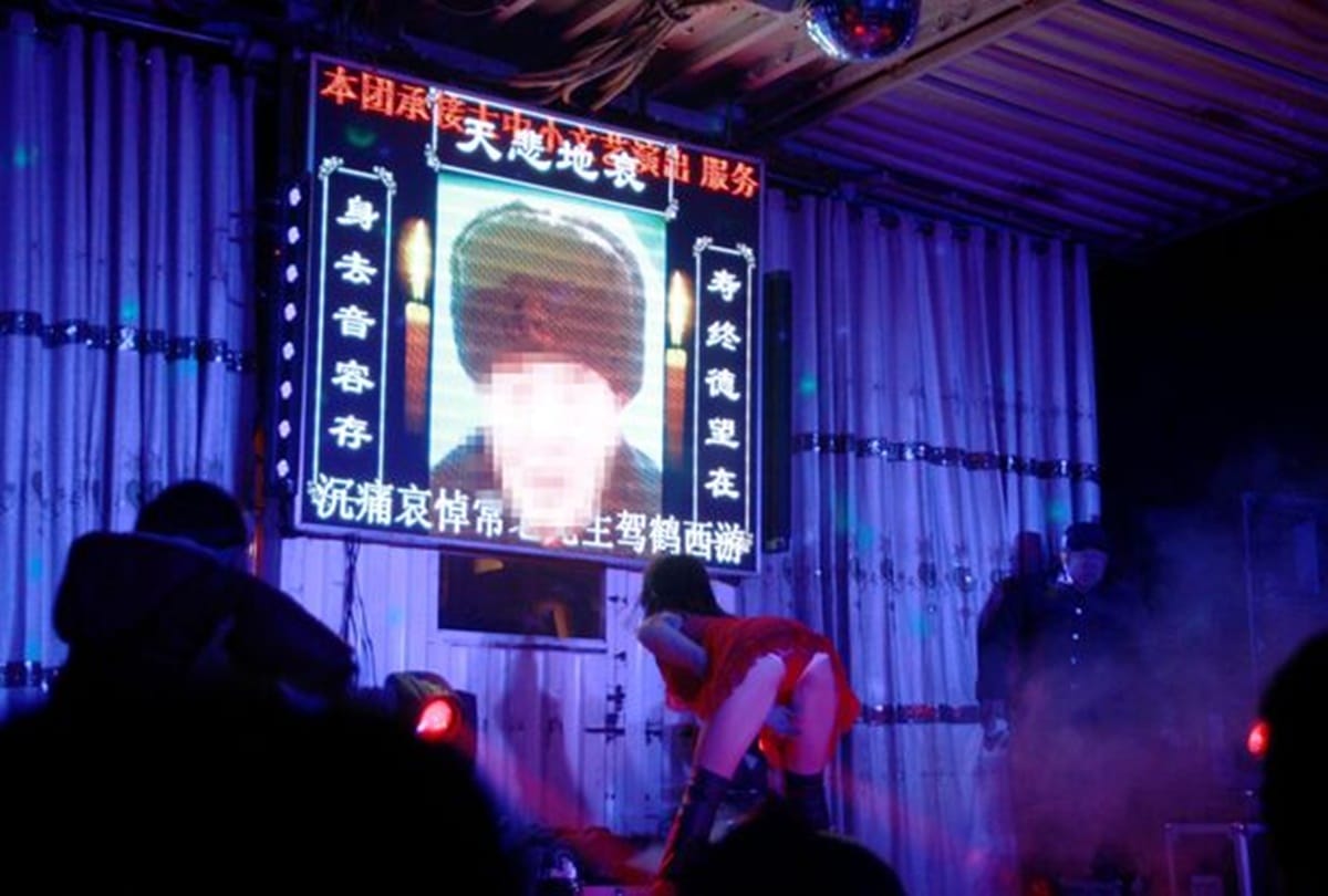 china old tradition of funeral strippers facing crackdown