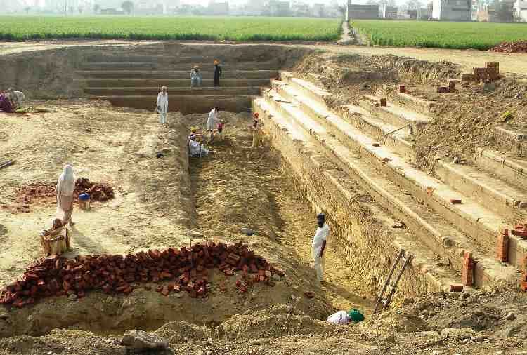 many years old pond found in gurudwara land punjab
