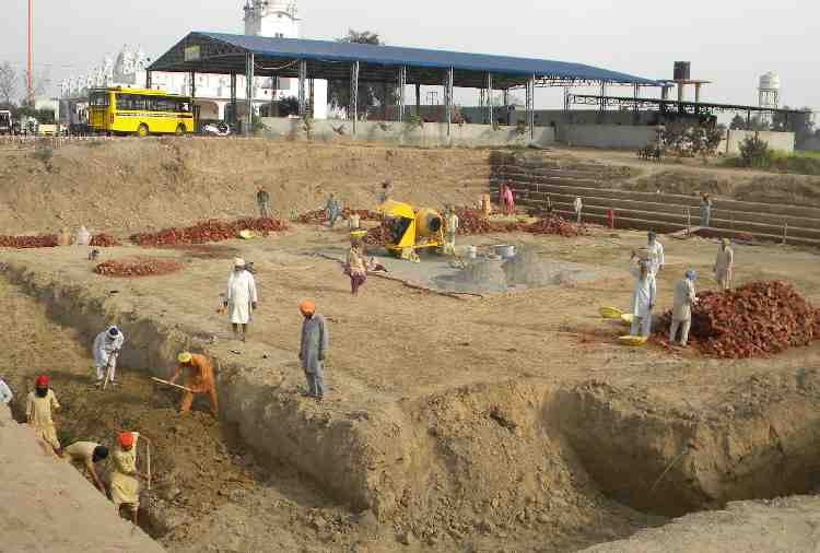 many years old pond found in gurudwara land punjab