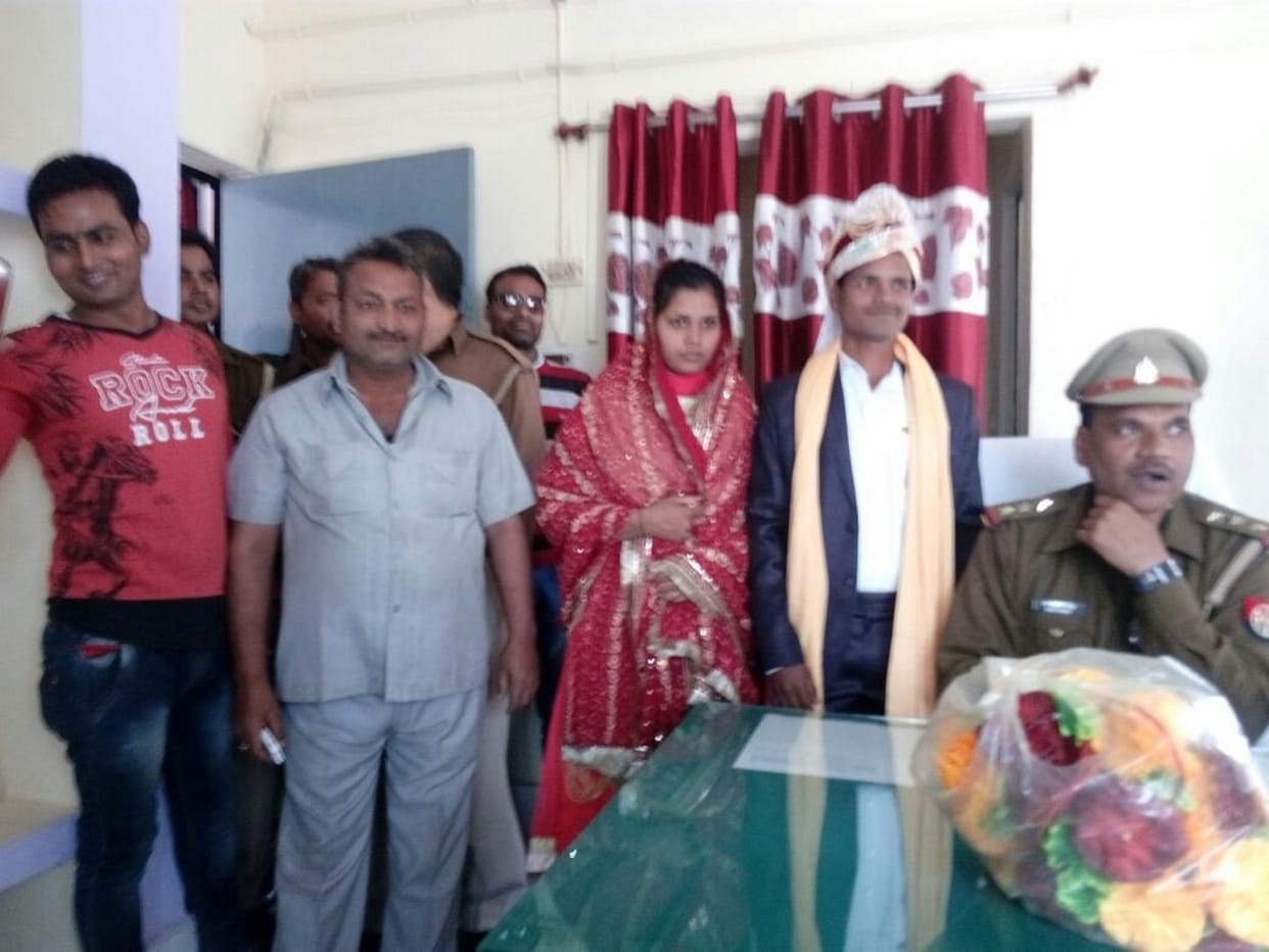 बांसी पुलिस ने कराई  प्रेमी युगल की शादी