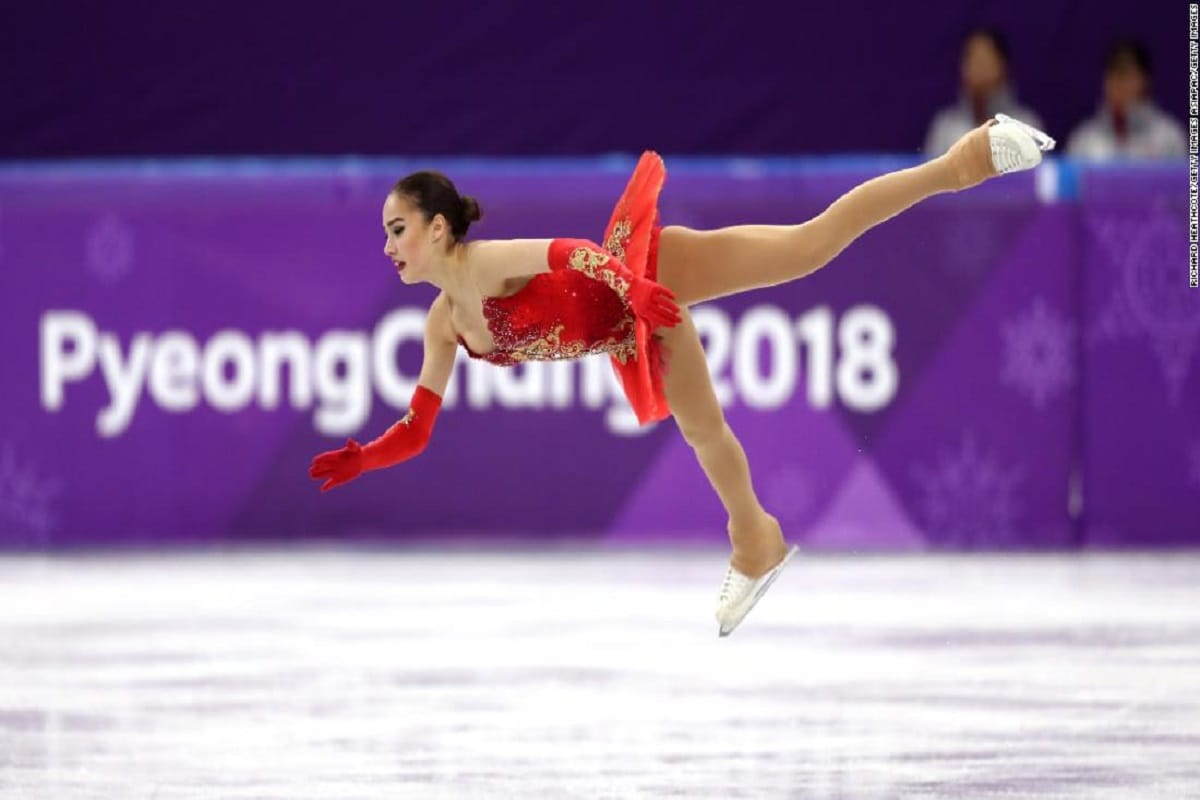Alina Zagitova won first gold medal for russia in winter olympics