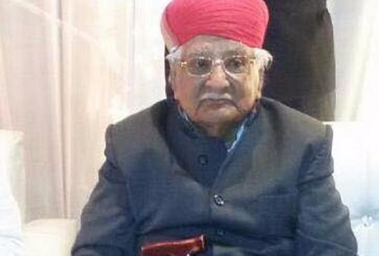 bhartiya jan sangh  founding member bhanu kumar shastri passed away 