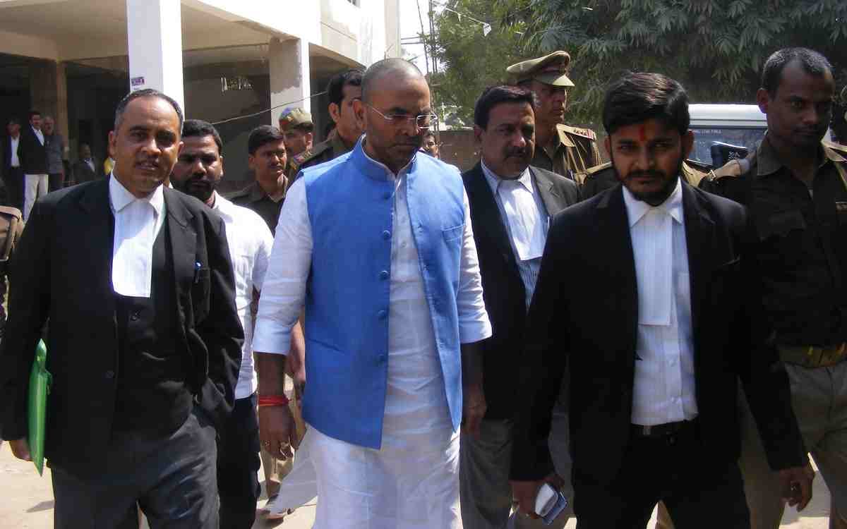 MLC brijesh singh sent to varanasi jail