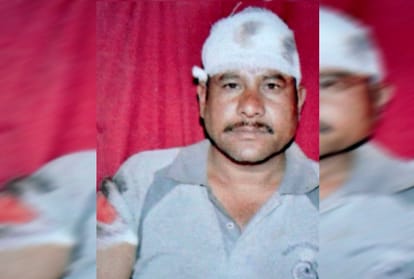 Leopard attack on man and run away after fight