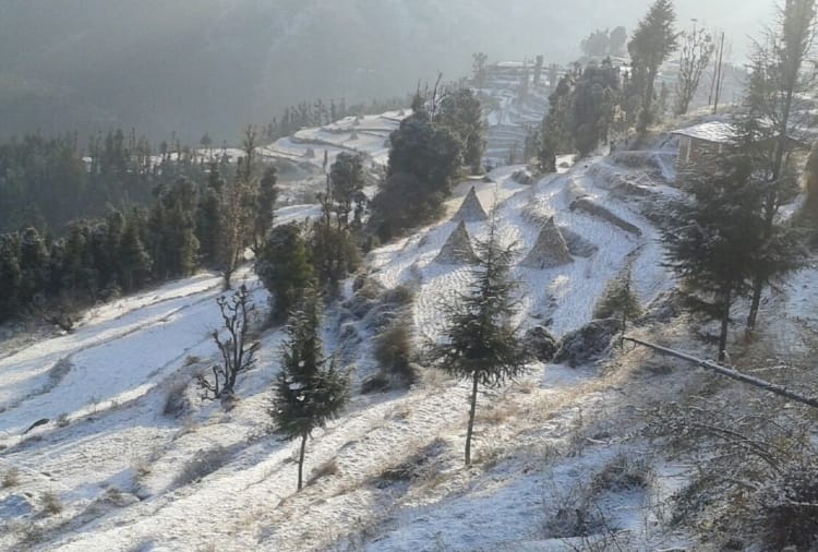 Fresh snowfall in himachal pradesh manali bharmour