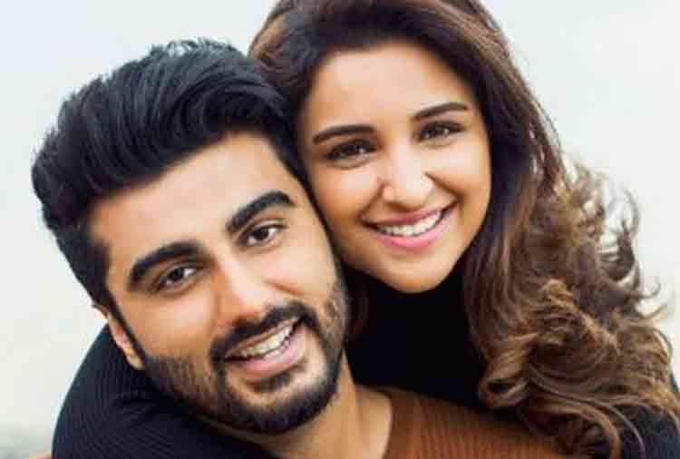 namaste england first poster released arjun kappor and parineeti chopra above the plane