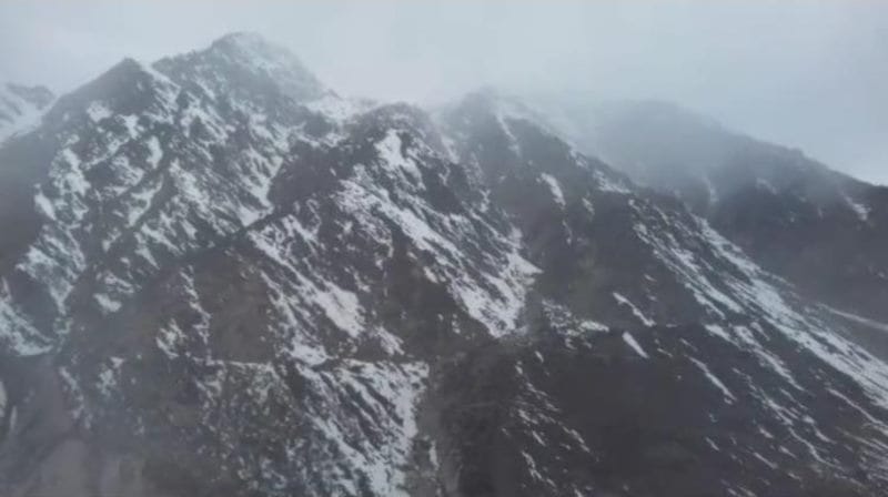 beautiful snowfall in uttarakhand
