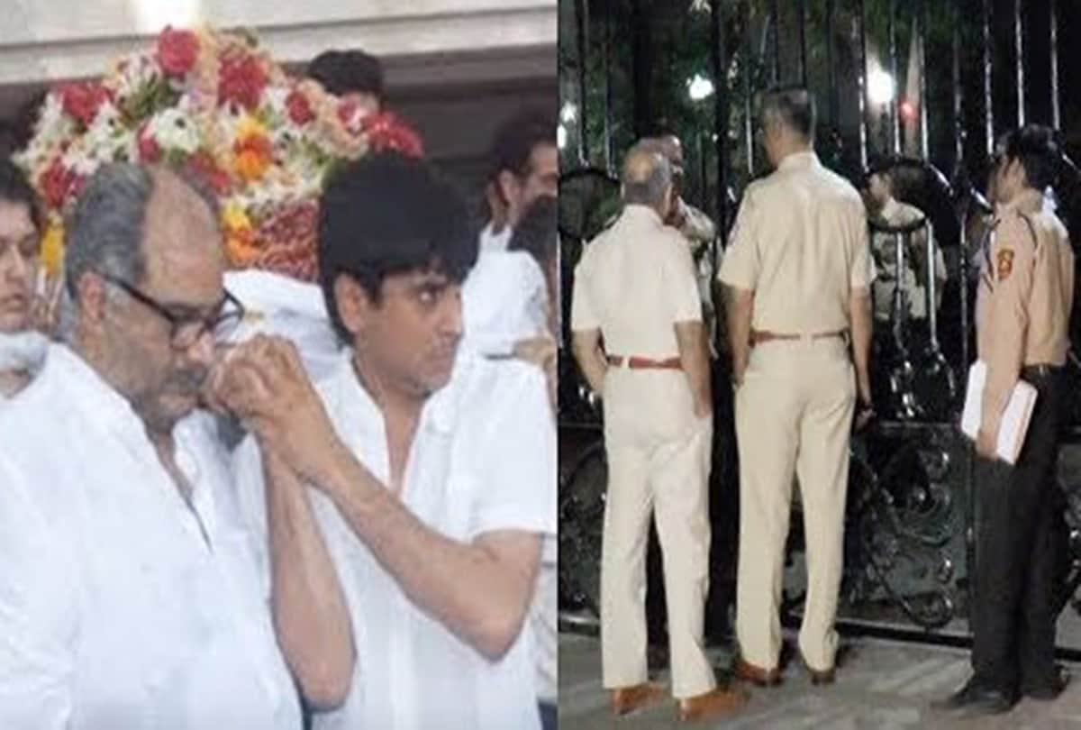 Sridevi Death News Media and Fans gather outside sridevi house