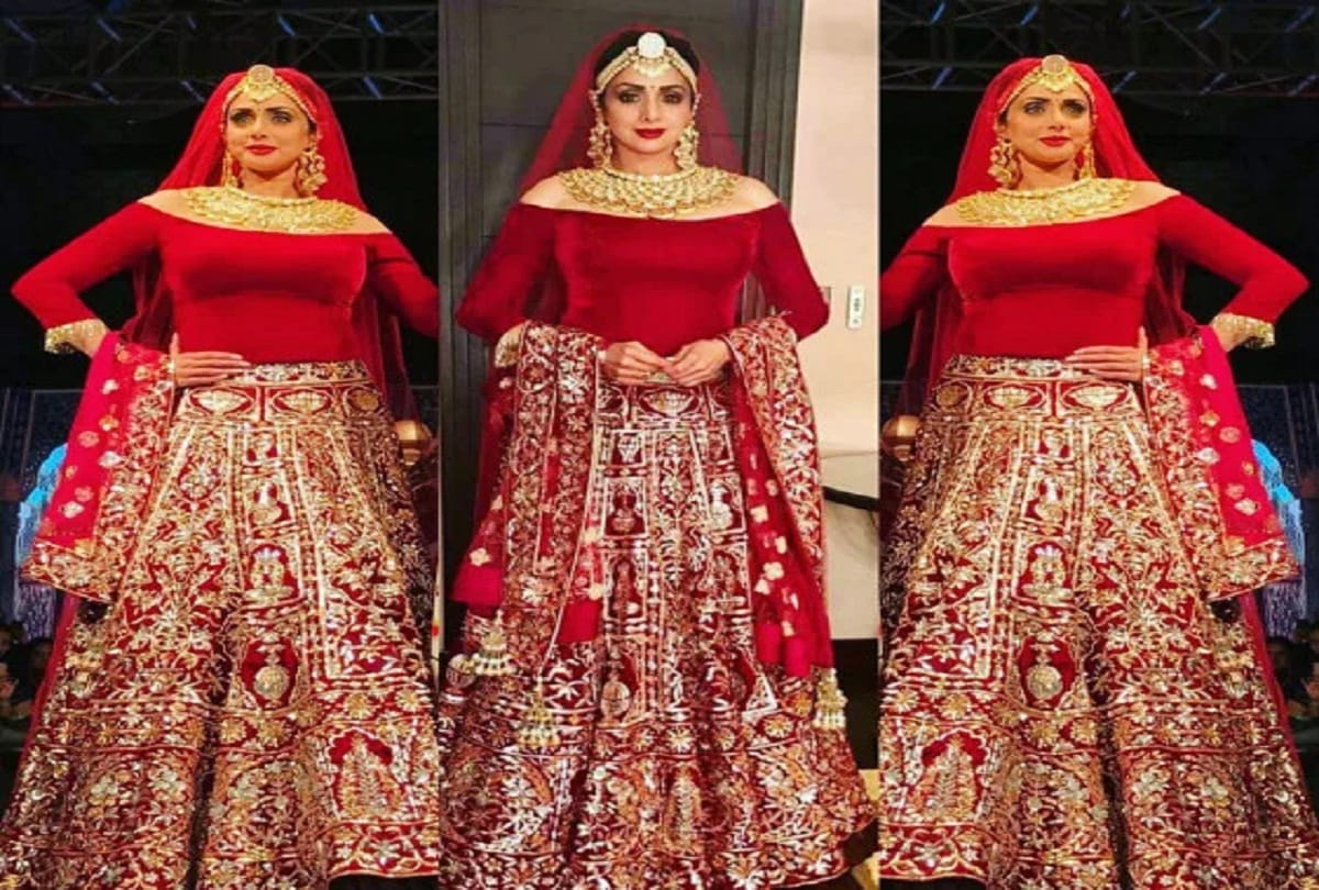Bollywood actress Sridevi RAMP WALK BRIDAL PHOTO