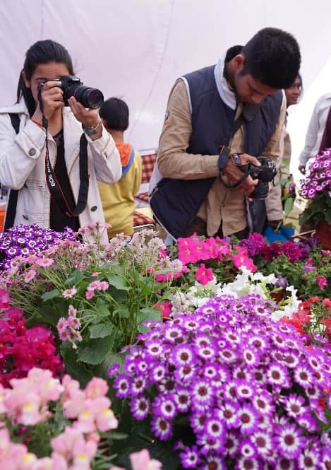 Flower exhibition in dehradun vasantotsav 2018