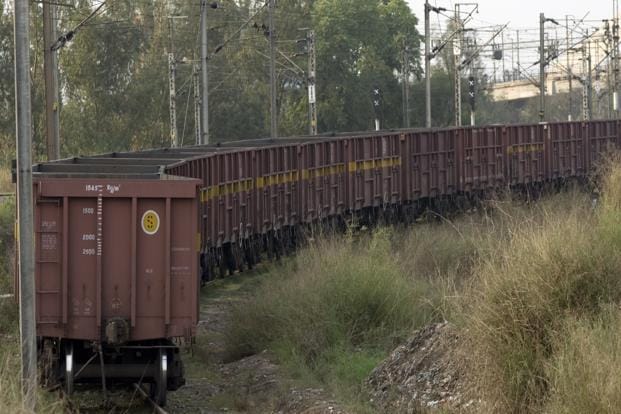 indian railway goods train driver stopped train on railway fatak