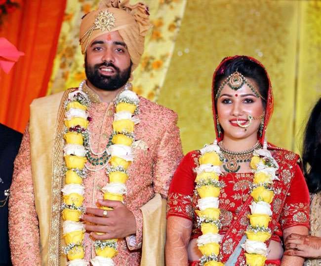 Indian basketball player vishesh bhriguvanshi get married
