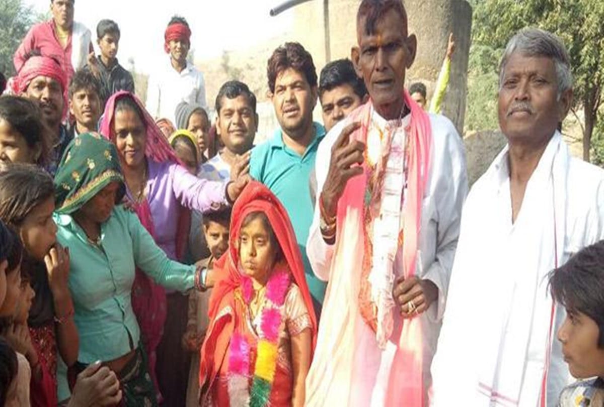 83 year old man married to woman less than his age in rajasthan 