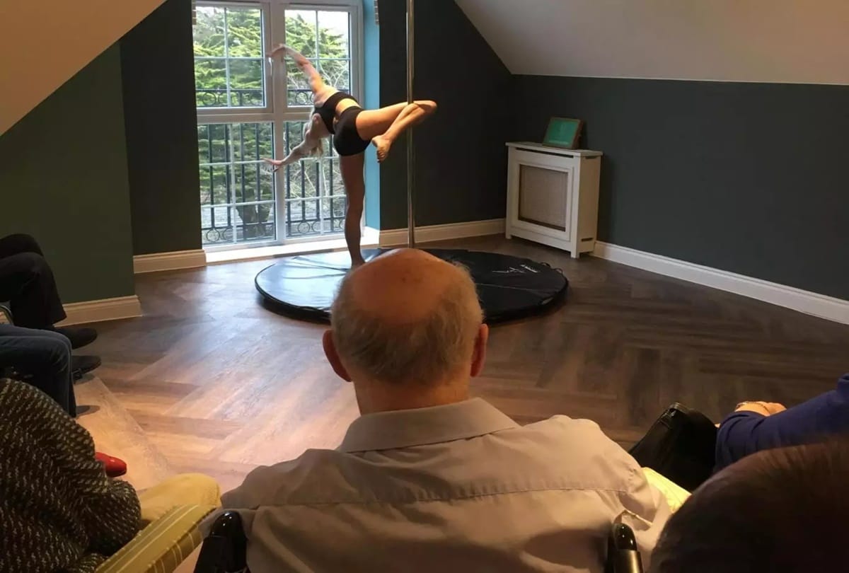 care home hired pole dancers to entertain elderly residents