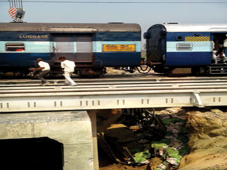Trains over twenty km in the second day