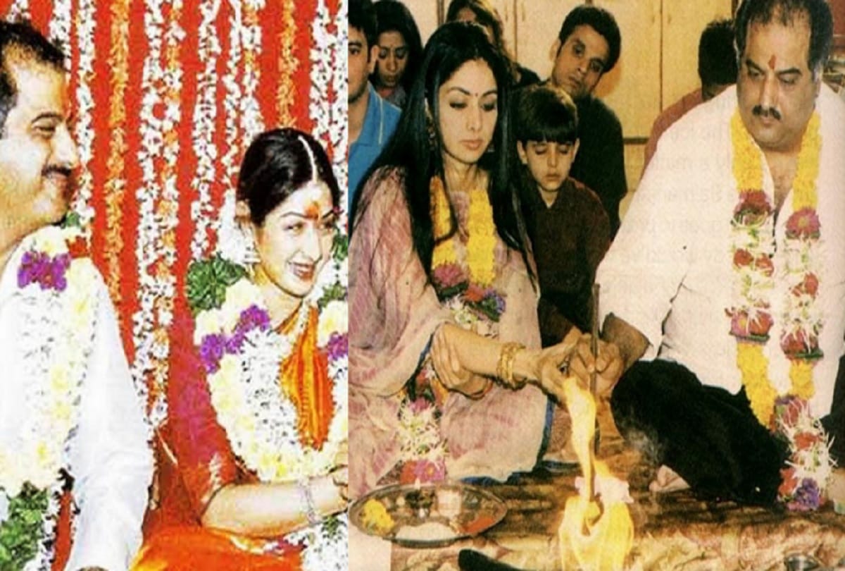 Before Boney Kapoor Sridevi has done secret marriage with Mithun Chakraborty