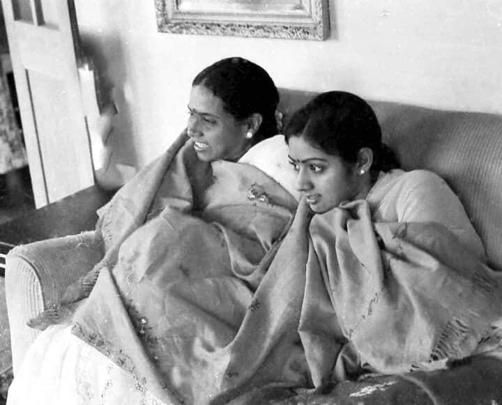 First Bollywood female superstar sridevi family unseen photos