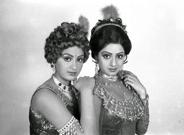 First Bollywood female superstar sridevi family unseen photos