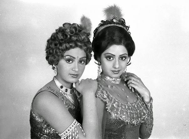 First Bollywood female superstar sridevi family unseen photos