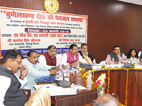 Moti of solution derived from churn on drinking water crisis