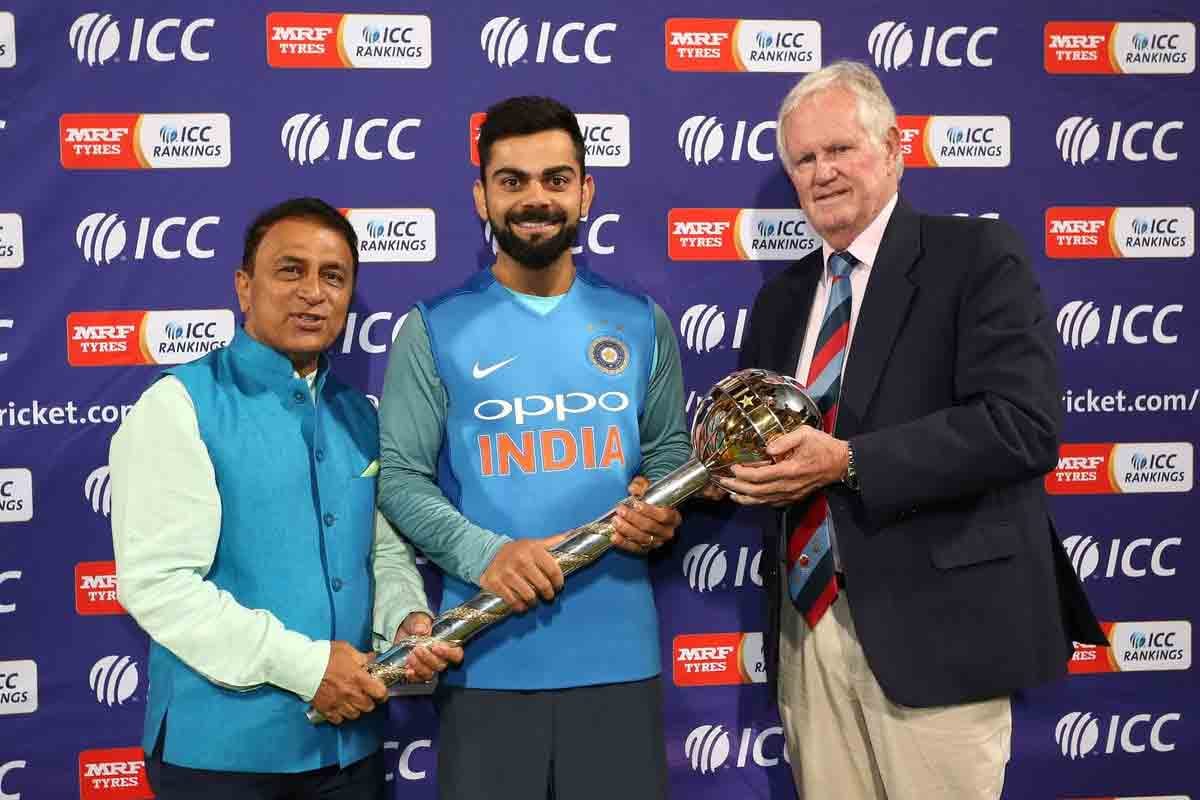 India re awarded the Test Championship mace last night