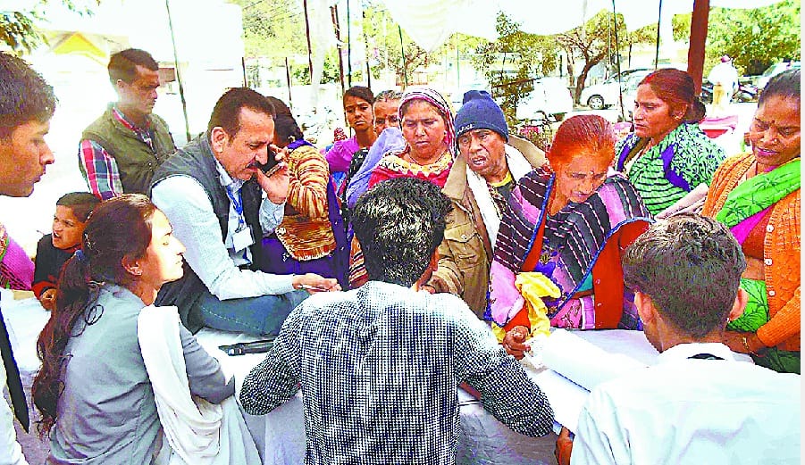 235 patients were treated on the last day of Marma therapy camp
