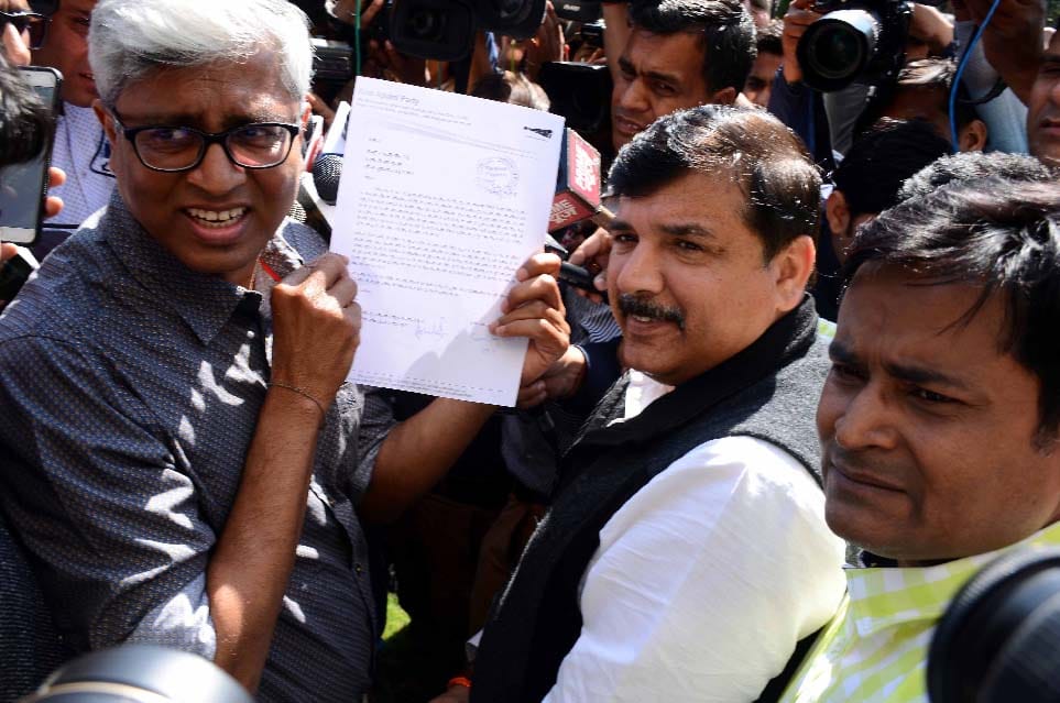 Aam Aadmi Party leader met Police Commissioner Amulya Patnaik