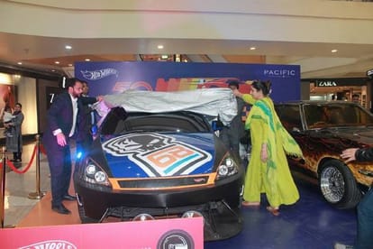 Hot wheels Car Displayed at Pacific Mall New Delhi
