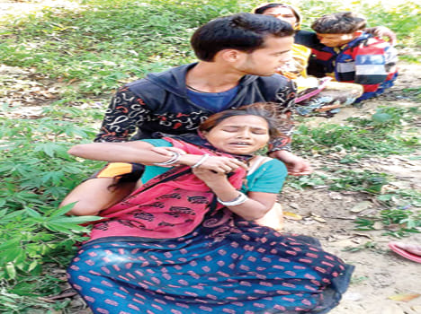 The body of the missing student was thrown into the garden