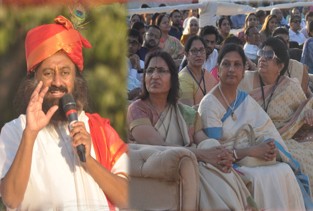 Shri Shri Ravishankar in kanpur