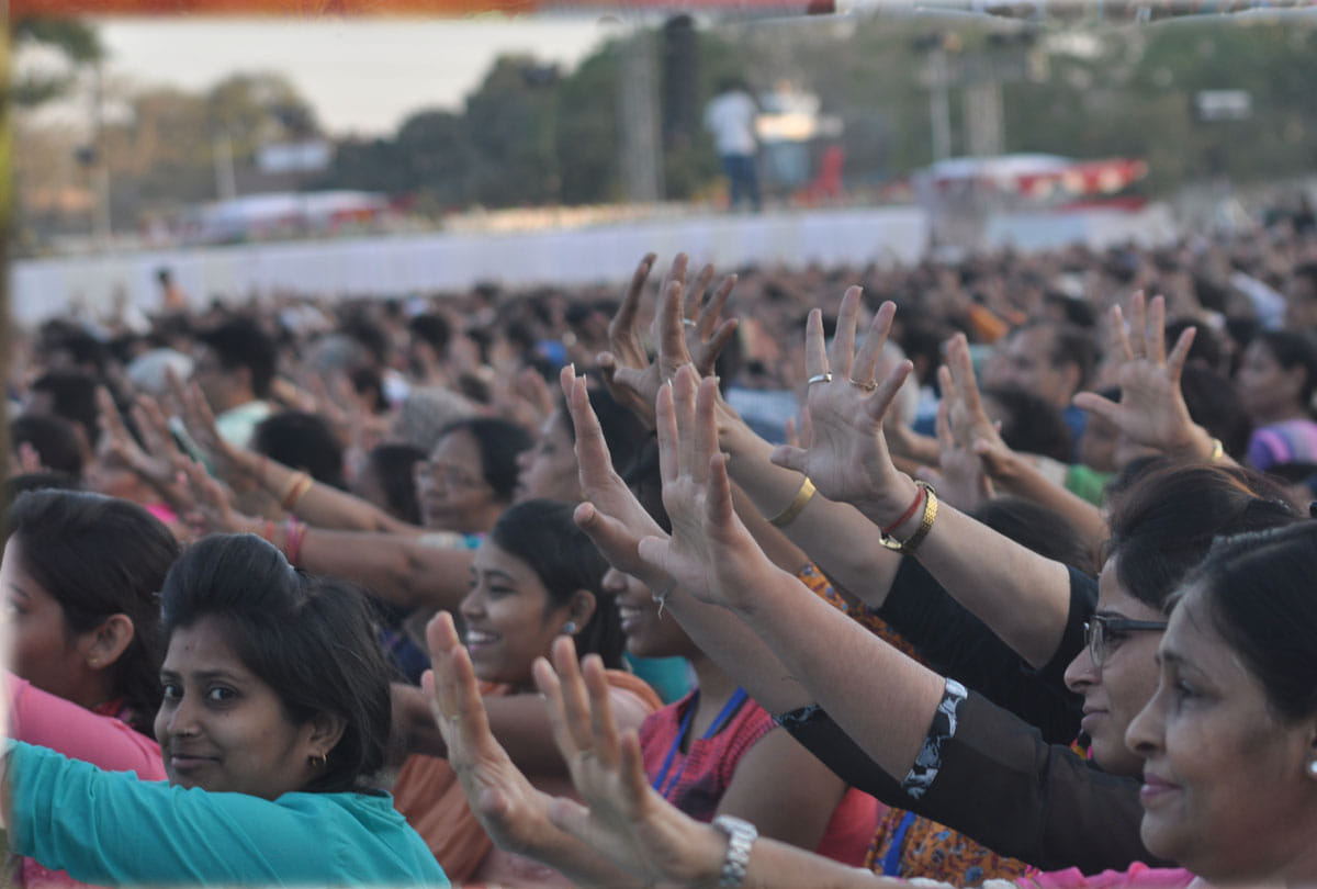 Shri Shri Ravishankar in kanpur