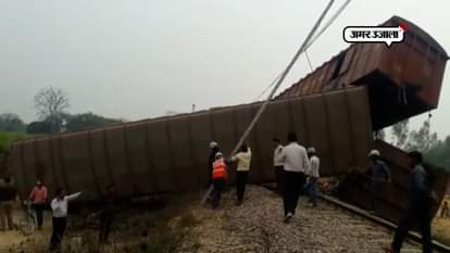 goods train derailed in sitapur
