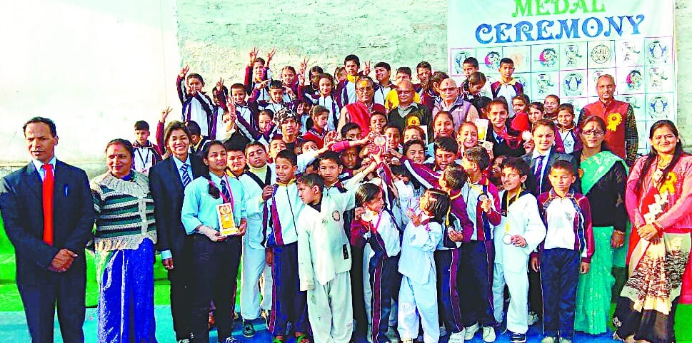 Manas Public School First by winning 24 gold medals