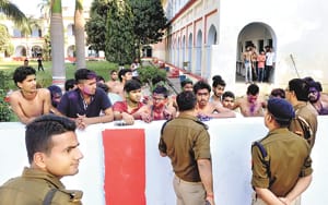 Stalled, bombardment on police if hostels stopped with fun