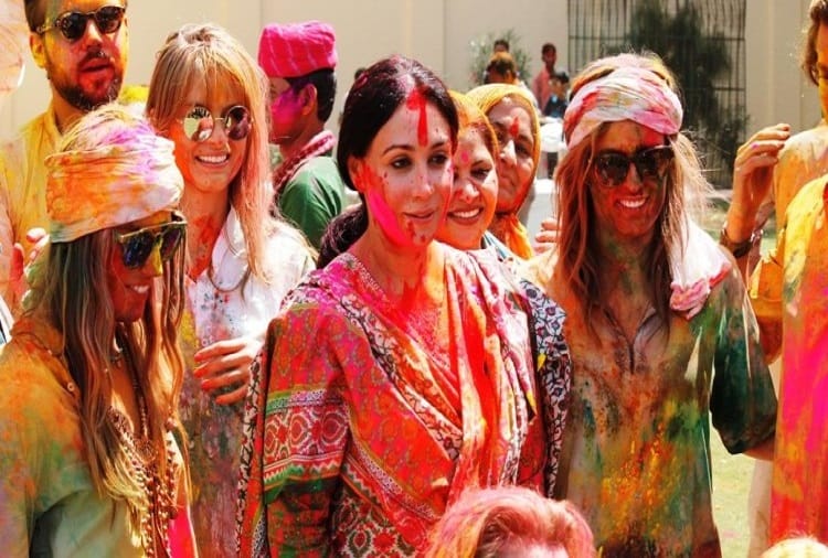 rajasthan- holi celebration in city palace jaipur