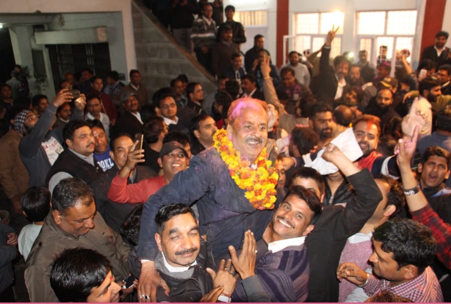 Bar ssociation election 2018 Manmohan Kandwal elected for president