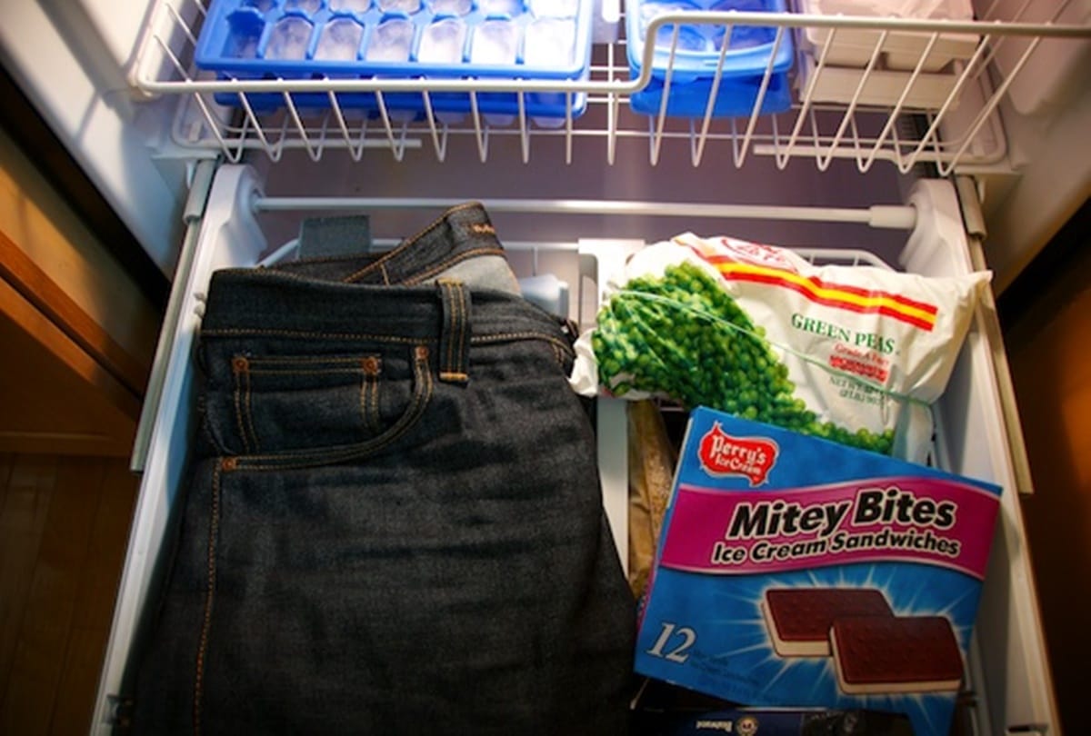 Keep your clothes in fridge instead of washing and see the magic